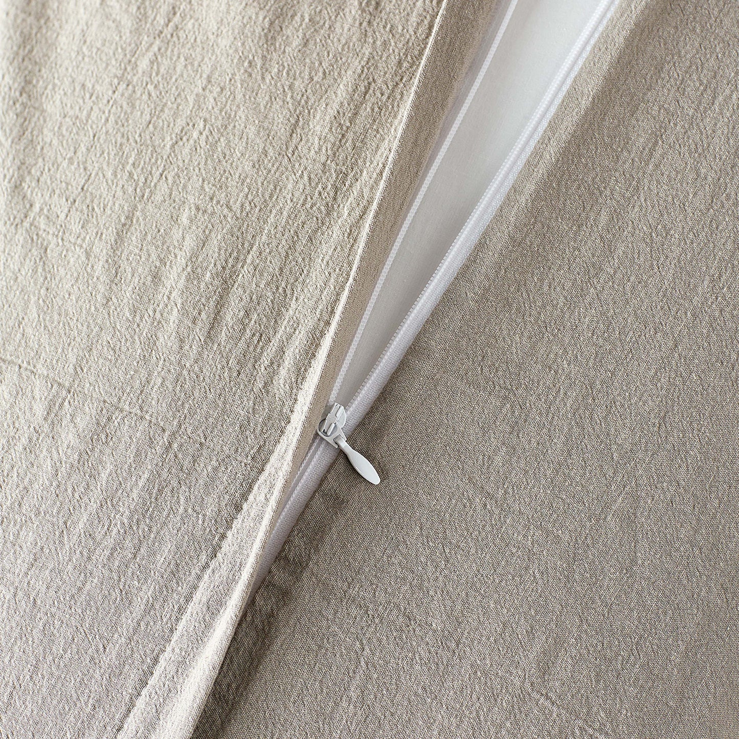 Cotton Linen Washed Duvet Cover & Pillow Set