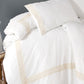 White Lace 100% Cotton Duvet Cover Pillow Set