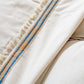 Linen Tile Lacy Duvet Cover & Pillow Set