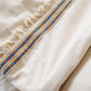 Linen Tile Lacy Duvet Cover & Pillow Set