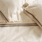 Linen Tile Lacy Duvet Cover & Pillow Set