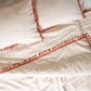 Linen Tile Lacy Duvet Cover & Pillow Set