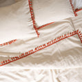Linen Tile Lacy Duvet Cover & Pillow Set