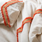 Linen Tile Lacy Duvet Cover & Pillow Set