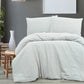 Linen Tile Lacy Duvet Cover & Pillow Set