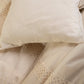 Linen Tile Lacy Duvet Cover & Pillow Set