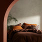 Cotton Linen Washed Duvet Cover & Pillow Set