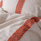Pure Linen Lacy Duvet Cover & Pillow Set