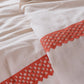 Pure Linen Lacy Duvet Cover & Pillow Set