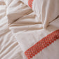 Pure Linen Lacy Duvet Cover & Pillow Set
