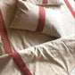 Pure Linen Lacy Duvet Cover & Pillow Set